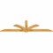 Ekena Millwork Redmond Rough Sawn Timber Gable Bracket, Western Red Cedar, 84"W x 24"H x 2"D x 4"F, 7/12 Pitch GBW084X24X0204RED00RWR - alternate 4